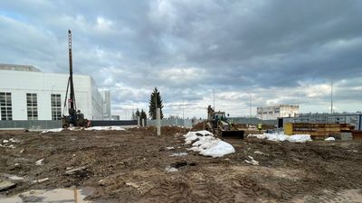 Забивка свай на новом объекте: г. Тверь, ул. Паши Савельевой, 45